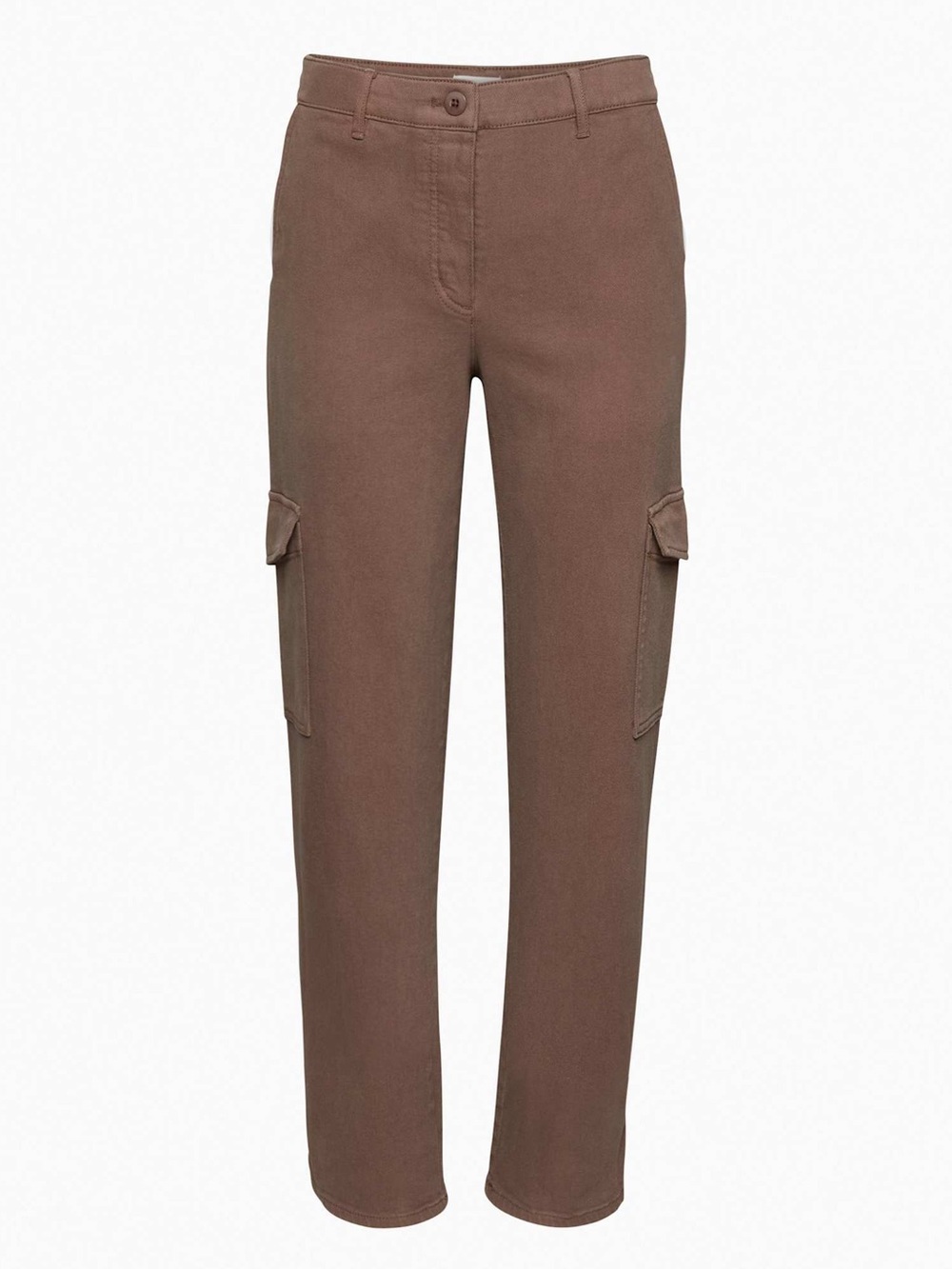 Aritzia Wilfred Free Modern Cargo Pant - Deep Taupe Twill Trousers